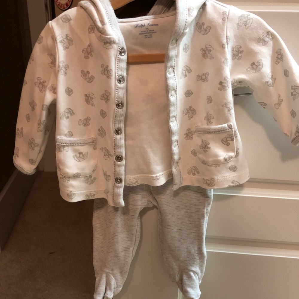 Ralph Lauren 3 month 2 piece set gender neutral